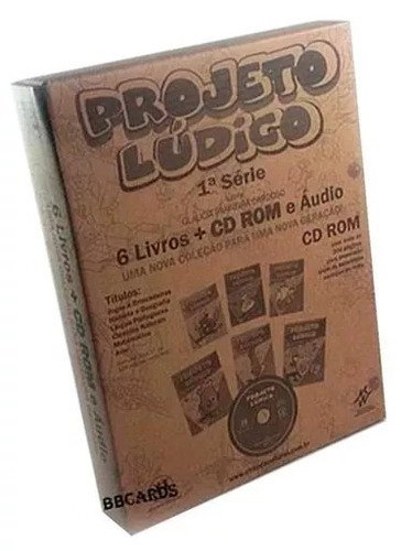 Coleção Projeto Lúdico 1° Serie - 6 Livros + Alfabeto Móvel