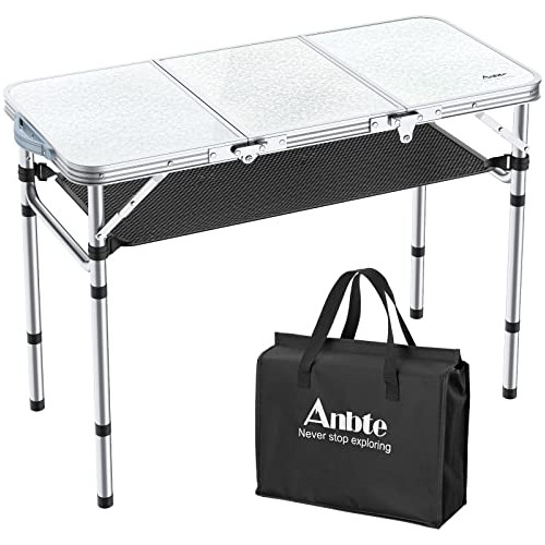 Mesa Plegable Camping, Mesa De Aluminio Camping De 3 Pi...