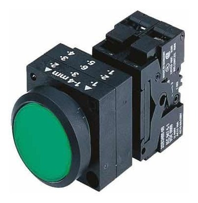 Botão Comando Siemens Ref: 3sb32 02-0aa41 Verde 22mm