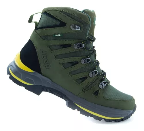 Pensamiento Desgastado Antídoto Botas Footwear Caballero Jeep 4107 Verde 100% Originales