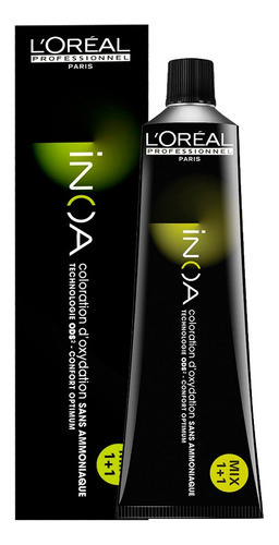  Tintura Inoa L'oréal Professionnel Sin Amoníaco 60ml X2 Tono 8.34