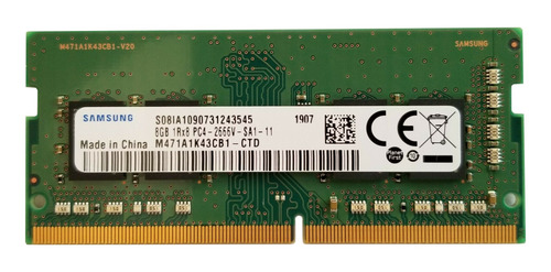 Imagen 1 de 3 de Memoria Ram 8gb Ddr4 2666 01ag855