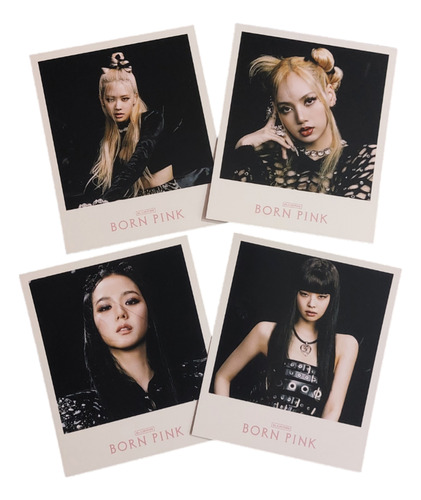 Set Fotos Polaroids De Blackpink × 4 Completo Kpop Blink