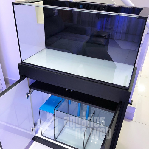 Imagem 8 de 9 de Aquário Completo 80x35x40 Bean Animal Com Sump E Móvel 162l