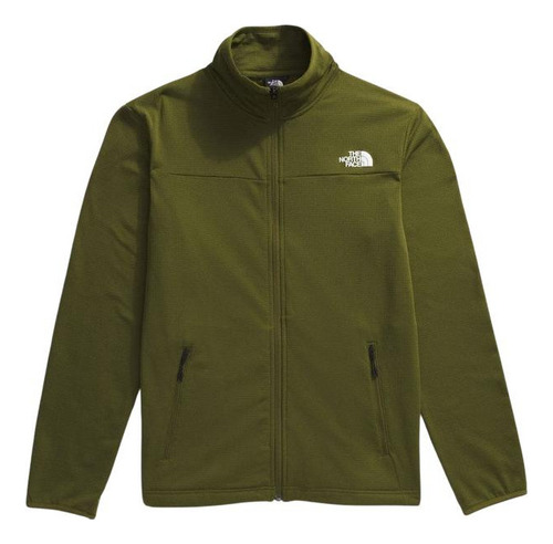 Polar Hombre The North Face Cedar Trail Grid Full Zip Verde