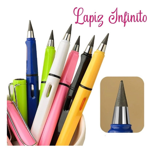 Lápiz Infinito Escuela Colegio Niños 2 Unidades