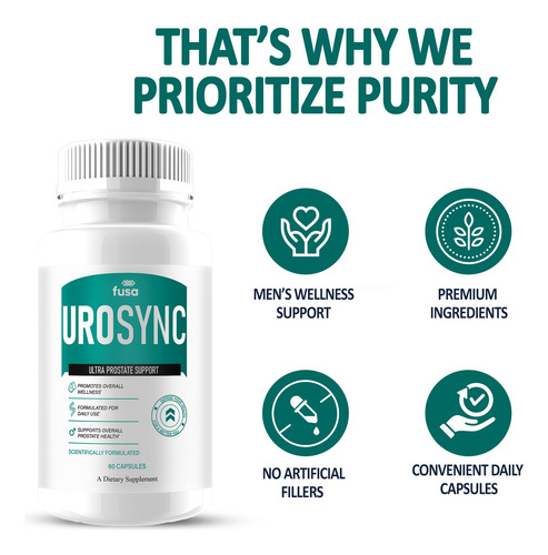 Urosync Suplemento Salud Prostática 60 Cápsulas