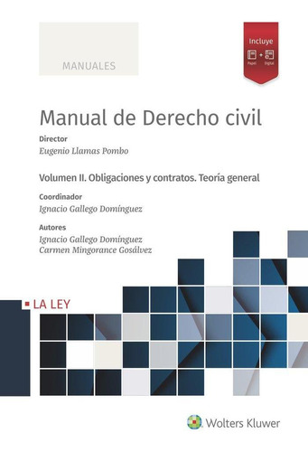 Libro: Manual De Derecho Civil Ii. Obligaciones. Llamas Pomb