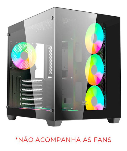 Gabinete C3tech Aquarius Mt-g910 Sem Fonte