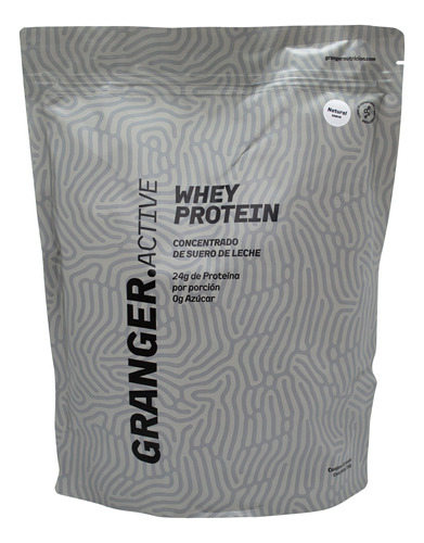 Granger Whey Protein Suplemento Proteína Natural 750gr 3c