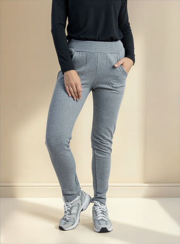 Jogger De Algodón Frisado Any