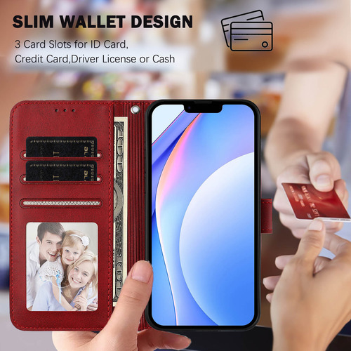 Funda Tipo Cartera Con Temática De Panda Para Cubot Note 40/p50/a10/a20/a30/max 5, Cierre Magnético, 3 Ranuras Para Tarjetas, A Prueba De Golpes