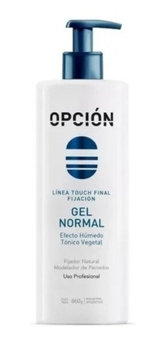 Gel Normal Opción Efecto Húmedo Fijación Natural X 660gr