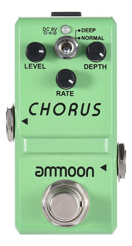 Ammoon Série Nano Efeito Guitarra Pedal Analog Chorus Corpo