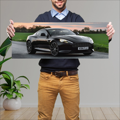 Cuadro 30x80cm Auto 2014 Aston Martin Db9 Carbon 465