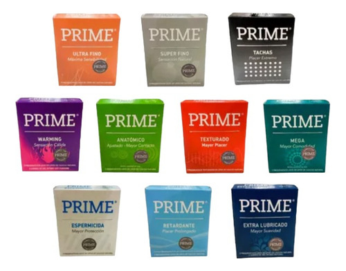 Prime Preservativos Consultar Por Colores
