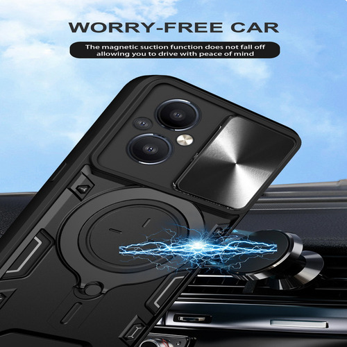 Funda Con Soporte Magnético Para Oppo Reno 7 Lite