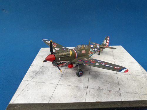 P-40n Warhawk 1/72 Frog - Montado 15000