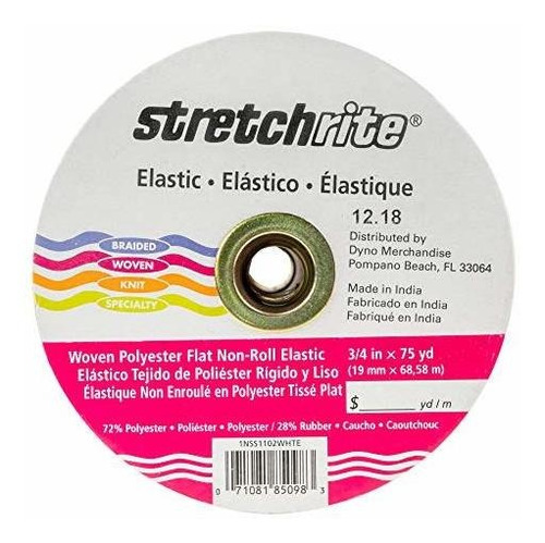 Imagen 3 de 3 de Textil Stretchrite 3 4 Inch By 75 Yard Color Blanco
