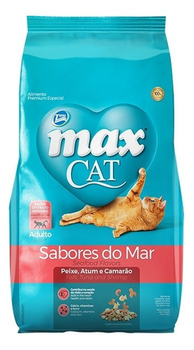 Imagen 1 de 2 de Max Cat Sabores De Mar 1 Kg