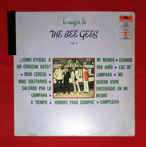 Bee Gees Lo Mejor De Volumen 2 ( Acetato Disco Vinil Lp )