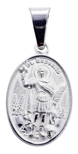 Medalla De San Expedito De Plata Ley 925.