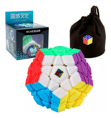 Cubo Rubik Moyu Meilong Megaminx 3x3 Stickerless + Estuche
