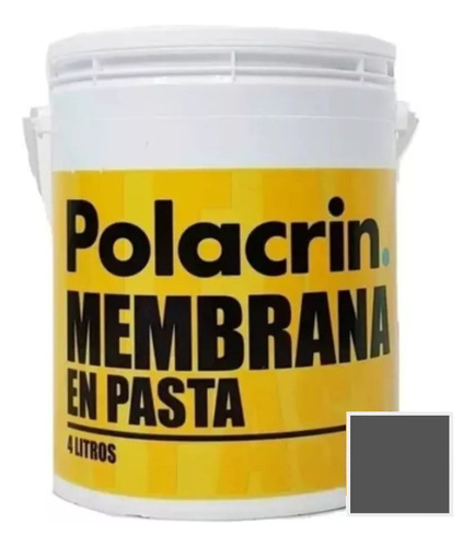 Polacrin Membrana En Pasta/líquida Terrazas 4l