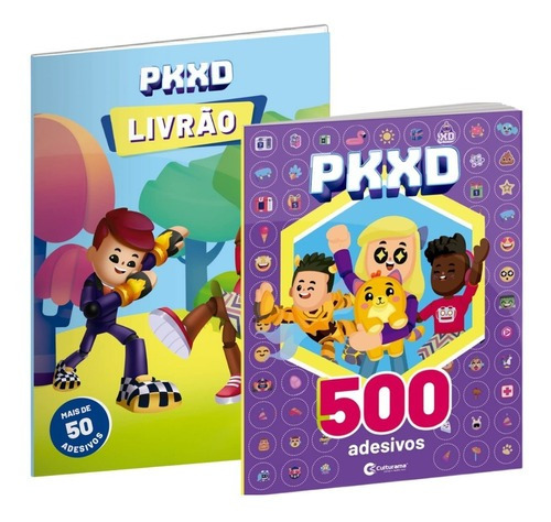 Pkxd Jogo Infantil Em Livro: Pkxd Game Em Livros Com 500 Adesivos, De Culturama., Vol. 1. Editora Sabrina Didoné, Capa Mole, Edição 1 Em Português, 2022