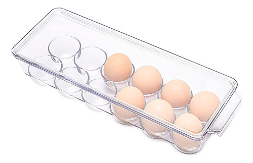 Organizador De Huevos Ambergron Para 12 Huevos, Para Nevera,