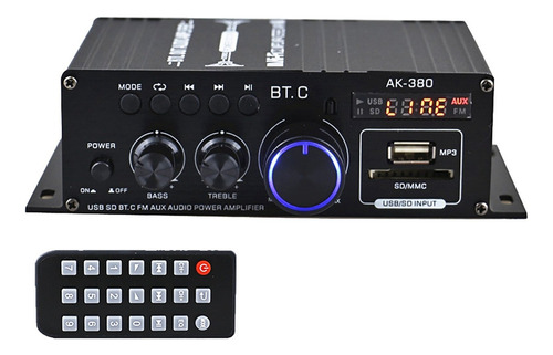 Amplificador Completo Estéreo Bluetooth De 800w Amplificado