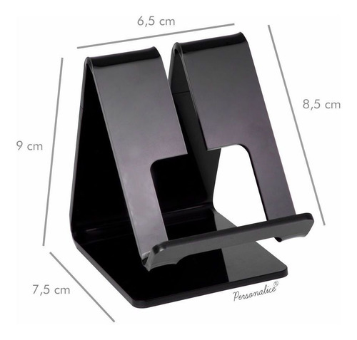 Kit 2 Suportes Para Celular Smartphone iPhone Mesa Universal