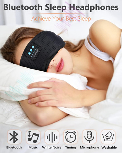 Auriculares Para Dormir, Ruido Blanco Bluetooth Sleep Mask S