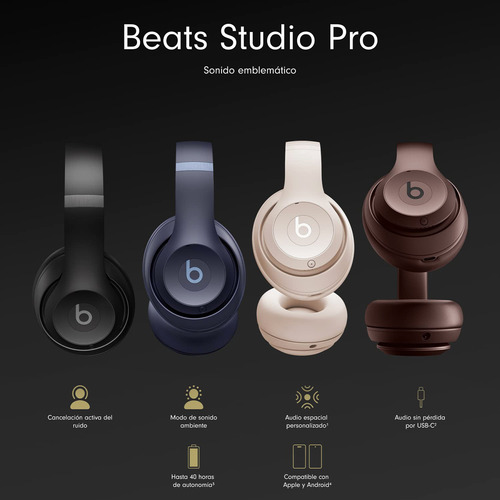 Auriculares Beats Studio Pro X De Kim Kardashian Color Moon Moon