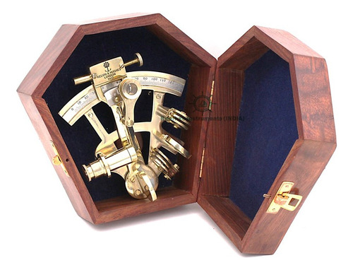 Rii Pocket Sextant Kelvin Hughe London Nautical Brass Navy