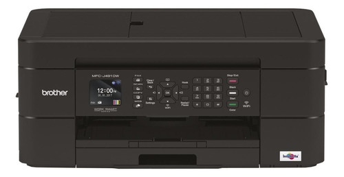 Impresora portátil a color multifunción Brother MFC-J491DW con wifi negra 220V - 240V