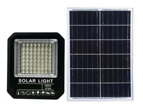 Reflector Solar Led 500w Control Remoto Inteligent