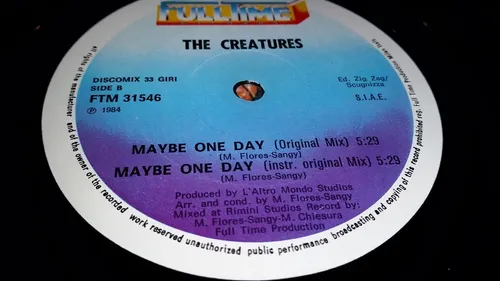 The Creatures Maybe One Day Tapa Gatefold Vinilo Maxi 1984 (Usado)