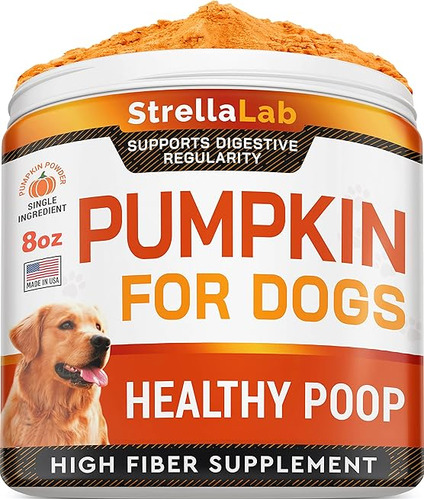 Calabaza Para Perros En Polvo Alta Fibra 8 Oz Consistencia H