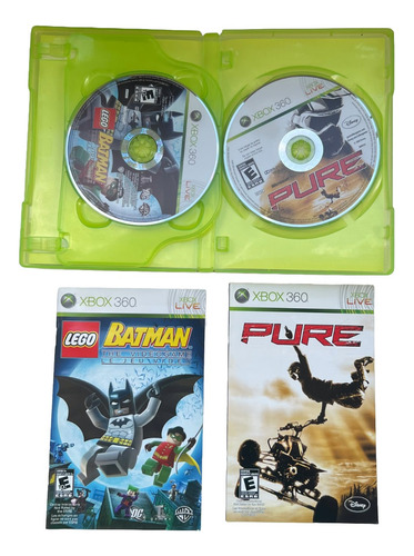Juego Lego Batman Y Pure Xbox 360 - Xbox Live 2 En 1 Consola (Usado)