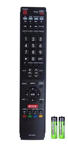  Control remoto universal para Smart TV Sharp Smart TV, control  remoto de repuesto para Sharp LCD TV GB118WJSA GB005WJSA GA890WJSA  GB004WJSA : Electrónica
