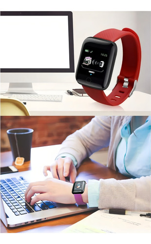 Relógio Smartwatch Inteligente Android Ios D13 Bluetooth Caixa Branco Pulseira Azul Bisel Preto
