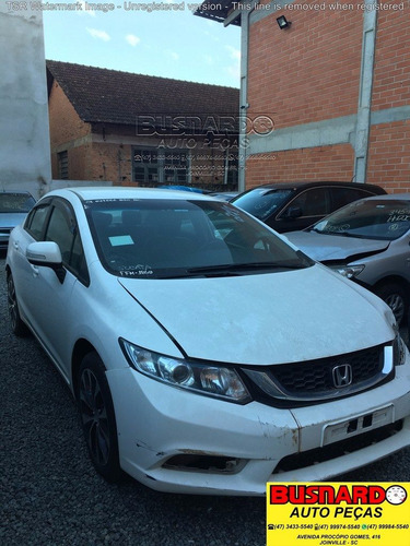 Sucata Para Retirada Peças Honda New Civic Lxr 2.0 Flex 2015