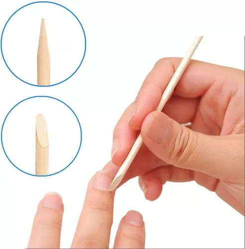 Palitos De Naranjo Removedor Cutículas Para Manicura Uñas - VERALY