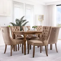 Comprar Sillas De Comedor Modernas Tapizadas Con Respaldo Alto Tufte