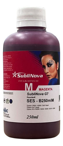 Tinta Sublimatica Ses G7 Para Plotter Surecolor 4x 250ml Tinta Ciano Magenta Amarelo Preto