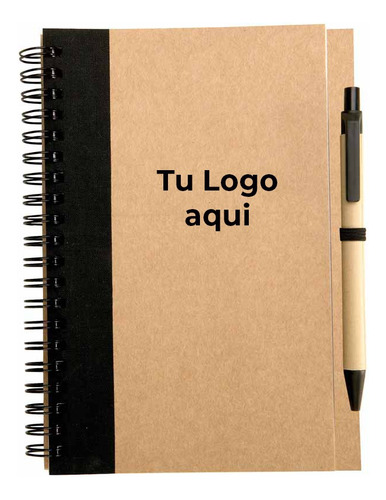 Pack De 50 Cuaderno Ecológico 1/2 Oficio Personalizado