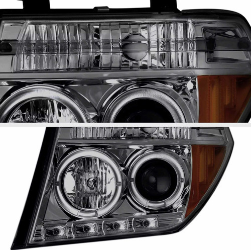 Par Faros Led / Halo Nissan Frontier 2005 2006 2007 2008 Smk