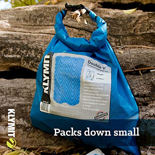 Colchón Para Dormir Klymit Double V, Para 2 Personas, Doble