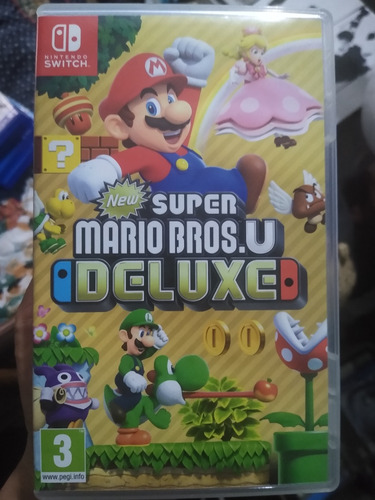  New Súper Mario Bros U Deluxe Nintendo Switch Videojuego Fí